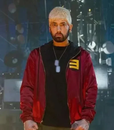 Eminem Houdini Red Hooded Jacket
