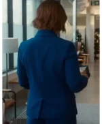 Erin Krakow Christmas Above the Clouds Blue Blazer