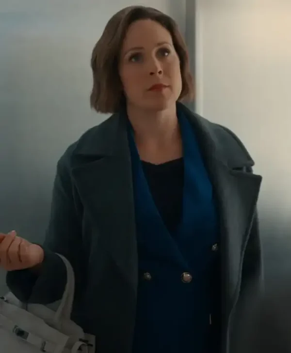 Erin Krakow Christmas Above the Clouds Grey Coat
