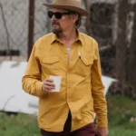 Ethan Hawke The Lowdown Yellow Cotton Shirt
