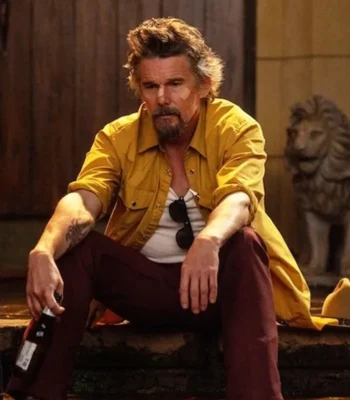 Ethan Hawke The Lowdown Yellow Cotton Shirt