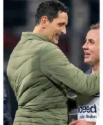 Europa League Dino Toppmoller Green Quilted Jacket
