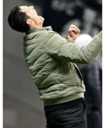 Europa League Dino Toppmoller Green Quilted Jacket