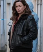 Eve Myles The Crow Girl Black Leather Jacket