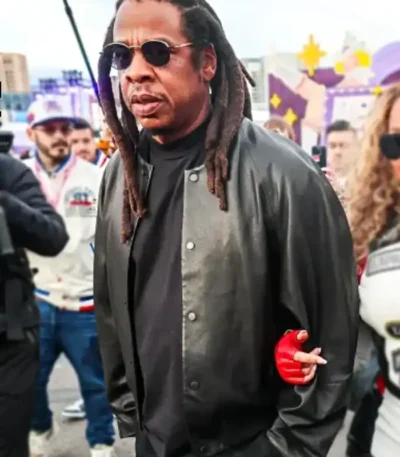 F1 Grand Prix Jay-Z Leather Jacket