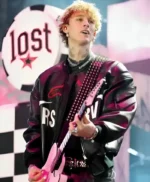 F1 Grand Prix MGK Black Leather Jacket