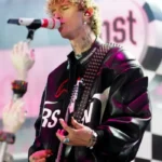 F1 Grand Prix MGK Black Leather Jacket