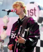 F1 Grand Prix MGK Black Leather Jacket