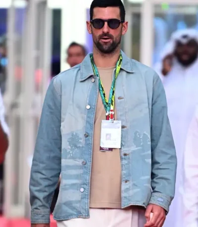 F1 Grand Prix Novak Djokovic Denim Jacket