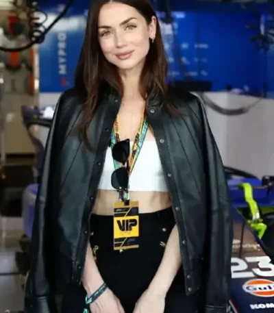 F1 Grand Prix Ana de Armas Leather Jacket