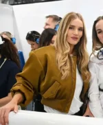 F1 Grand Prix Rosie Huntington Whiteley Bomber Jacket