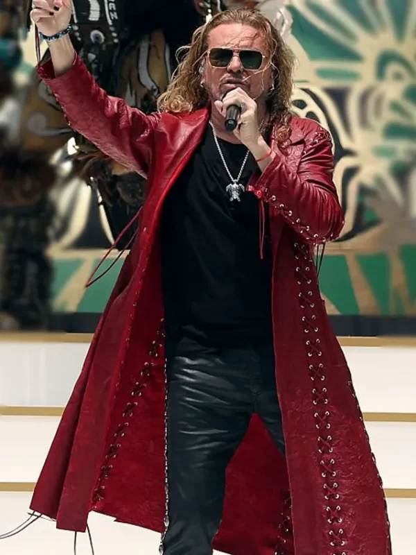 FIFA Opening Ceremony Fher Olvera Leather Coat