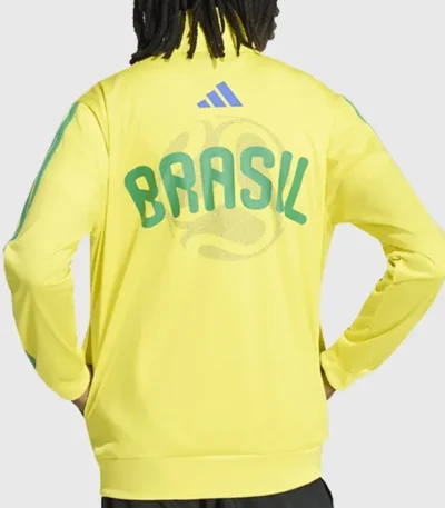2026 FIFA World Cup Brazil Yellow Track Jacket