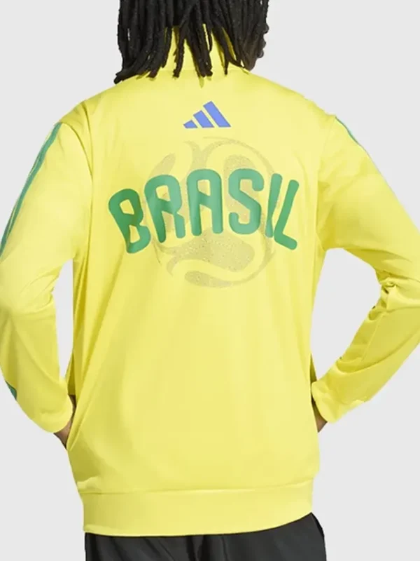 2026 FIFA World Cup Brazil Yellow Track Jacket