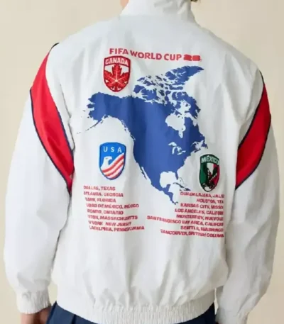 FIFA World Cup 2026 Patches White Jacket