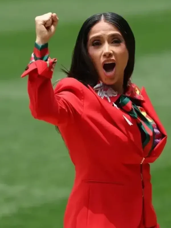 FIFA World Cup 2026 Salma Hayek Suit