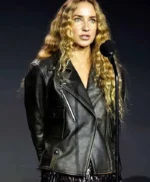 Fashion Awards Olympia Gayot Black Leather Jacket