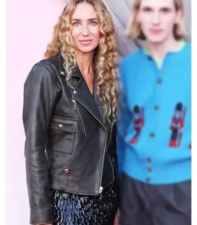 Fashion Awards Olympia Gayot Black Leather Jacket