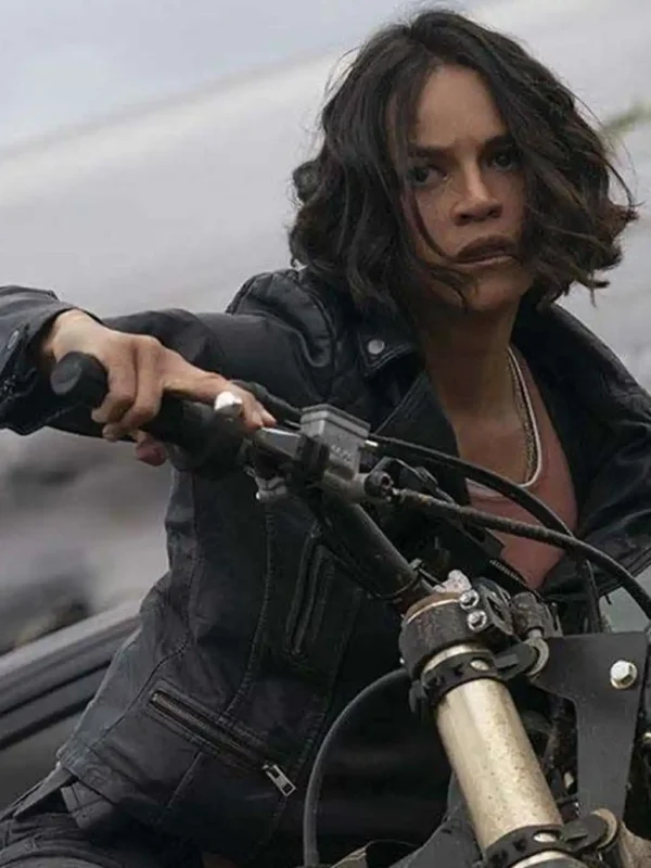 Fast And Furious 9 Letty Ortiz Black Leather Jacket
