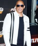 Fast And Furious Live Vin Diesel White Leather Jacket