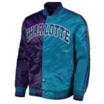 Fast Break Charlotte Hornets Purple/Teal Jacket