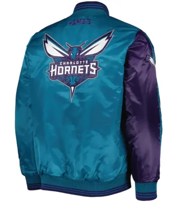Fast Break Charlotte Hornets Purple/Teal Jacket
