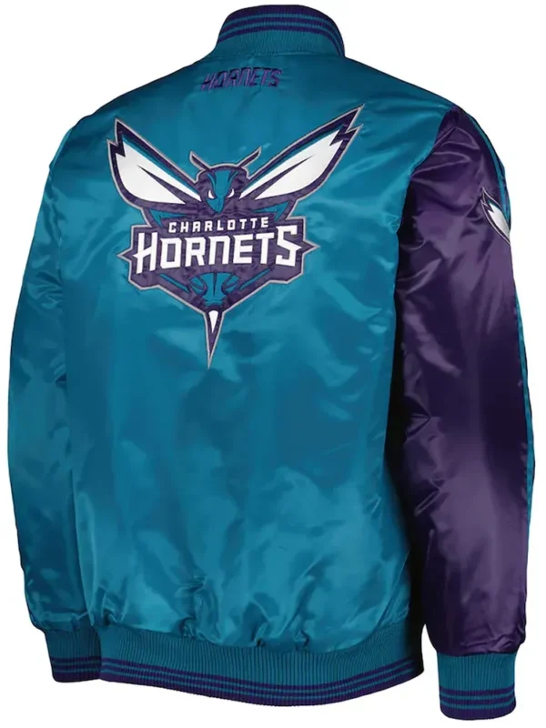 Fast Break Charlotte Hornets Purple/Teal Jacket