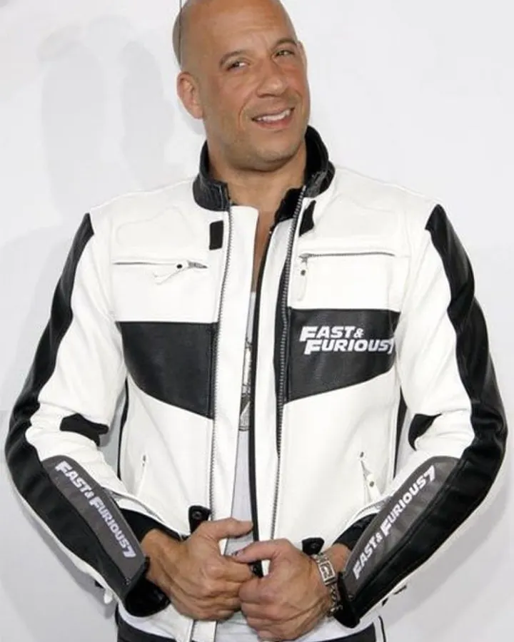 Fast and Furious 7 Dominic Toretto Leather Jacket Fast and Furious 7 Dominic Toretto Leather Jacket