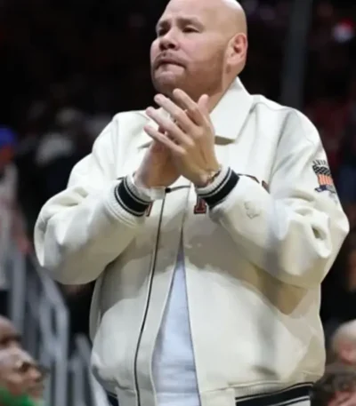 Fat Joe New York Knicks Cream Jacket