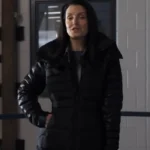 Finding Her Edge Camille St. Denis Black Puffer Jacket
