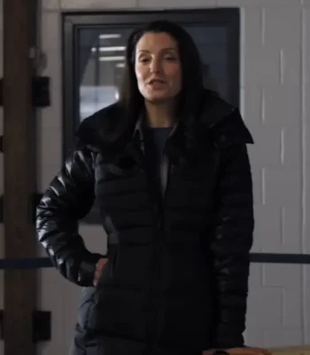 Finding Her Edge Camille St. Denis Black Puffer Jacket