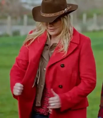 Finding Mr. Christmas Alison Sweeney Red Coat