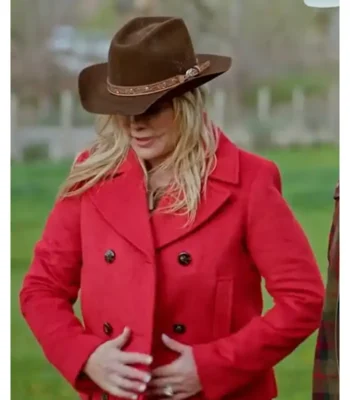 Finding Mr. Christmas Alison Sweeney Red Coat