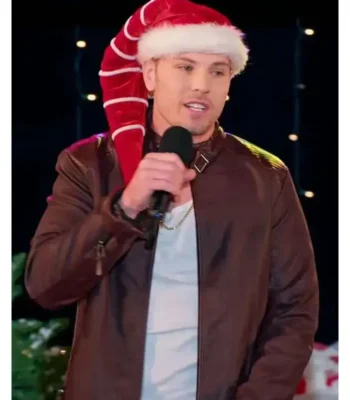 Finding Mr. Christmas Craig Geoghan Leather Jacket