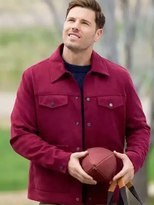 Finding Mr. Christmas Craig Geoghan Suede Jacket