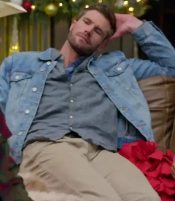 Finding Mr. Christmas Davey Fisher Denim Jacket