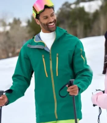 Finding Mr. Christmas Gabriel Thaxton Green Ski Jacket