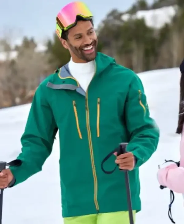 Finding Mr. Christmas Gabriel Thaxton Green Ski Jacket