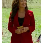 Finding Mr. Christmas Heather Hemmens Red Blazer