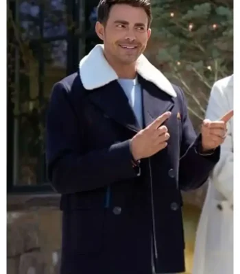 Finding Mr. Christmas Jonathan Bennett Blue Peacoat