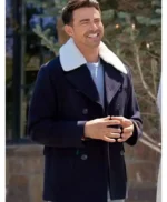 Finding Mr. Christmas Jonathan Bennett Blue Peacoat