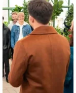 Finding Mr. Christmas Jonathan Bennett Brown Peacoat