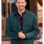 Finding Mr. Christmas Jonathan Bennett Quilted Jacket