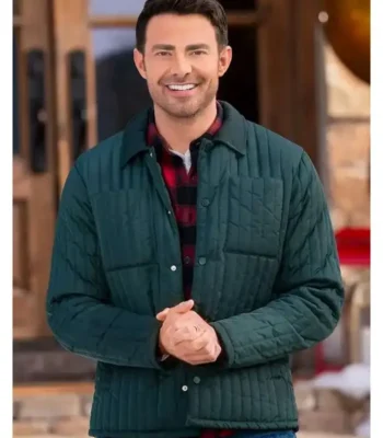 Finding Mr. Christmas Jonathan Bennett Quilted Jacket