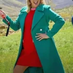 Finding Mr. Christmas Melissa Peterman Wool Coat