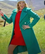 Finding Mr. Christmas Melissa Peterman Wool Coat