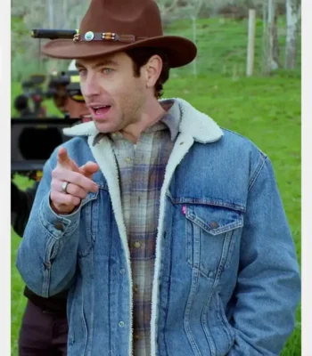 Finding Mr. Christmas Robbie Simpson Denim Jacket