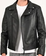 Finding Mr. Christmas S02 Angel Garet Leather Jacket