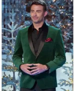 Finding Mr. Christmas S02 Jonathan Bennett Green Blazer
