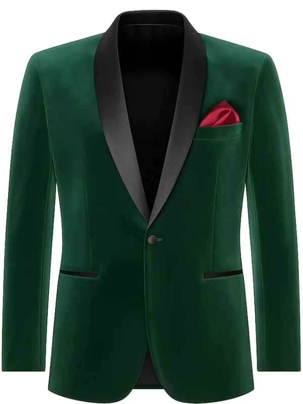 Finding Mr. Christmas S02 Jonathan Bennett Green Blazer